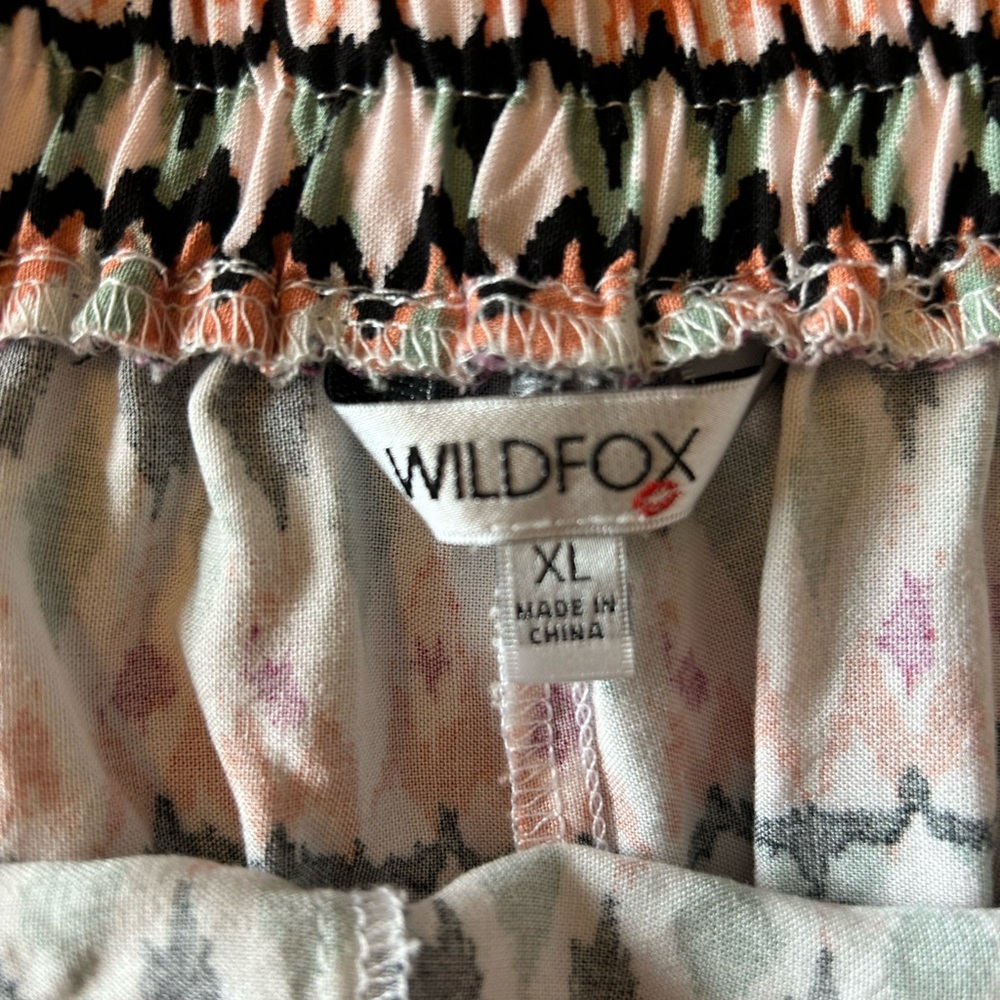 Wildfox Boho Pull-On Elastic Shorts. Size XL. - Picture 6 of 10